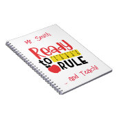 Carnet Prêt À Régler La Règle Et Apple (Côté Droit)