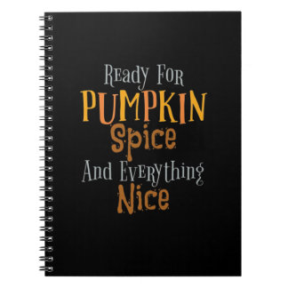 Carnet Prêt Pour Citrouille Spice Et Tout Nice Classi