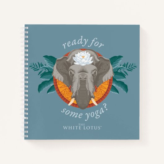 Carnet Prêt pour le Yoga ? - Le Lotus Blanc (Devant)