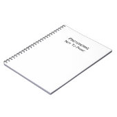 Carnet Pretending Not To Panic - un endroit pour écrire (Côté gauche)