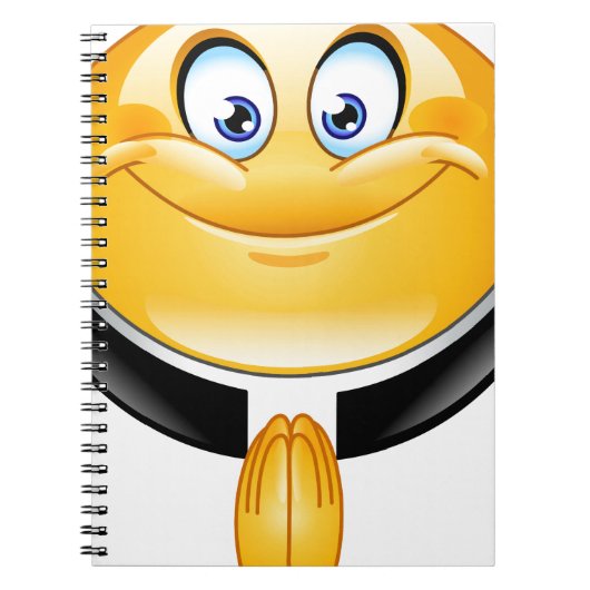 Carnet prêtre émoji (Devant)