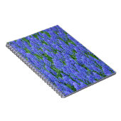 Carnet Pretty blue muscari flowers (Côté Droit)