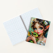 Carnet Pretty Elven Fairy and Dragon Personalized (Intérieur)