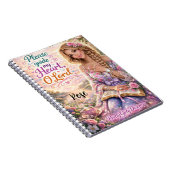 Carnet Pretty Girly Inspirational Floral Christian Bible (Côté Droit)