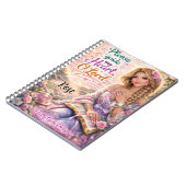Carnet Pretty Girly Inspirational Floral Christian Bible (Côté gauche)