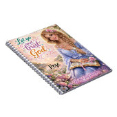 Carnet Pretty Girly Inspirational Floral Christian Bible (Côté Droit)