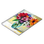 Carnet Pretty Glass Vase of Flowers (Côté gauche)