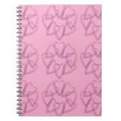 Carnet Pretty heart circle pattern (Devant)