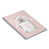 Carnet Pretty in Pink Blush Bow Perfume Bottle (Côté Droit)