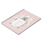 Carnet Pretty in Pink Blush Bow Perfume Bottle (Côté gauche)