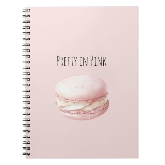 Carnet Pretty in Pink Macaron (Devant)