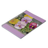 Carnet Pretty Pansy (Côté gauche)