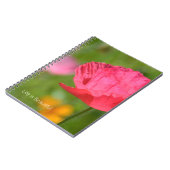 Carnet Pretty Pink Iceland Poppy Flower (my photography) (Côté gauche)