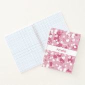 Carnet Pretty Pink Love Heart Personalized (Intérieur)