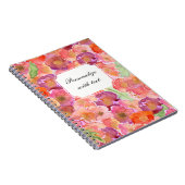 Carnet Pretty Poppies aquarelle (Côté Droit)