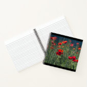 Carnet Pretty Poppies in Wild Meadow Photo (Intérieur)