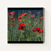 Carnet Pretty Poppies in Wild Meadow Photo (Dos)