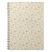 Carnet Pretty Spring Floral Pattern (Devant)