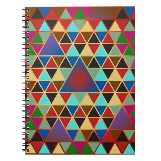 Carnet Pretty triangle pattern III + your ideas (Devant)