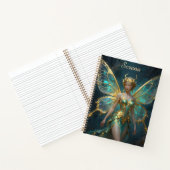 Carnet Pretty Turquoise and Gold Fairy Personalized (Intérieur)