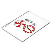 Carnet Prévu pour être drôle, bonbon à la menthe pun (Côté gauche)