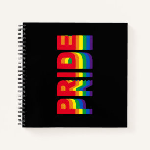 Carnet Pride lgbt lgbtq queer gay rainbow couleurs noir