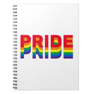 Carnet Pride lgbt lgbtq queer gay rainbow retro colors