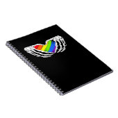Carnet Pride - Pride Skeleton mains avec coeur 2 Classic (Côté Droit)