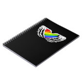 Carnet Pride - Pride Skeleton mains avec coeur 2 Classic (Côté gauche)