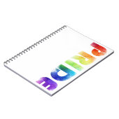 Carnet Pride Rainbow Thème (Côté gauche)