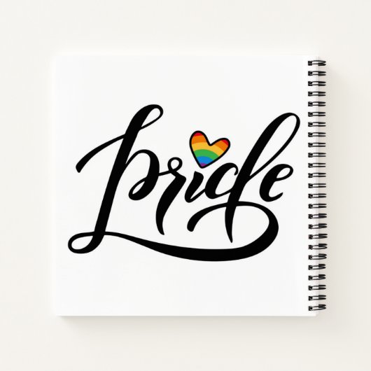Carnet Pride Script Heart (Dos)