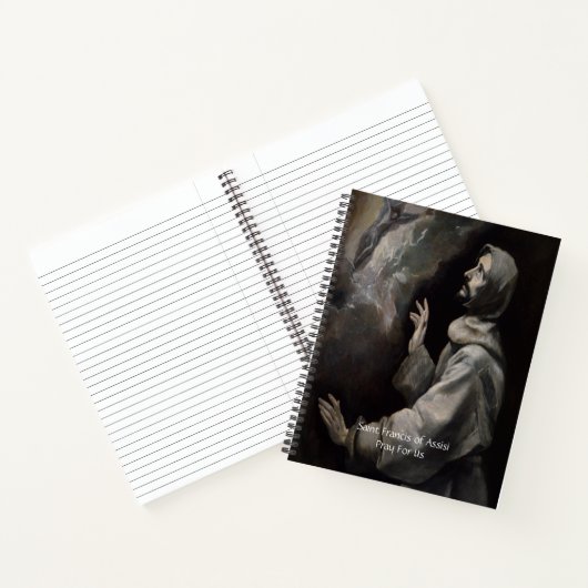 Carnet Prière de sérénité de saint François d'Assise (Intérieur)