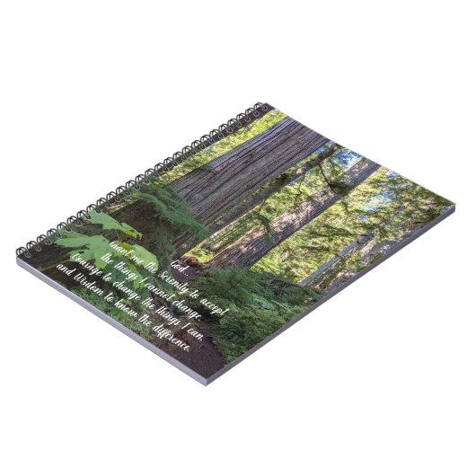 Carnet Prière de sérénité Forêt verte (Côté gauche)