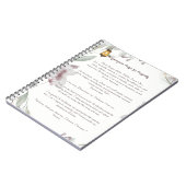 Carnet Prière Ho'oponopono pour la prospérité (Côté gauche)