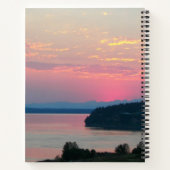 Carnet Prière Serenity Pink Seascape Sunset Photo (Dos)