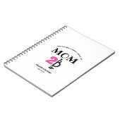 Carnet Prières Personnalisées Modernes Pour Bébé (Côté gauche)