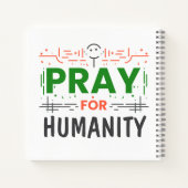 Carnet Priez pour : Honorer l'humanité (Dos)