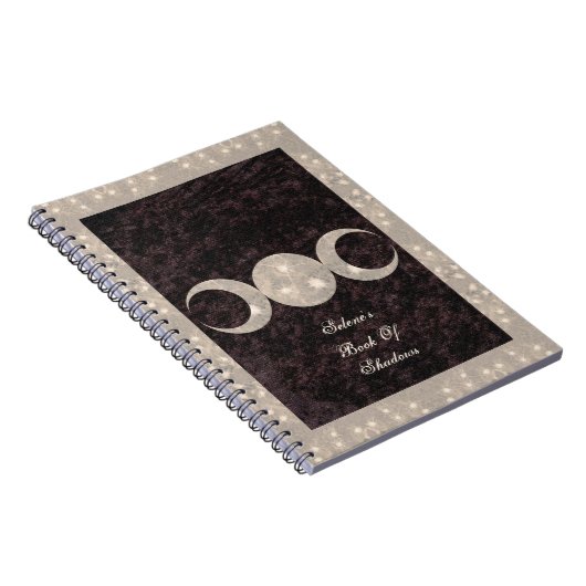Carnet Prim Moon Design Book of Shadows BOS Grimoire (Côté Droit)