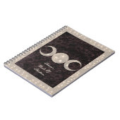 Carnet Prim Moon Design Book of Shadows BOS Grimoire (Côté gauche)
