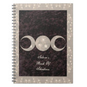 Carnet Prim Moon Design Book of Shadows BOS Grimoire (Devant)