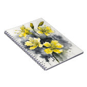 Carnet Primevère - Fleurs à l'aquarelle (Côté Droit)