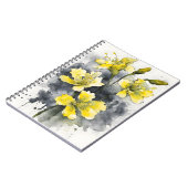 Carnet Primevère - Fleurs à l'aquarelle (Côté gauche)
