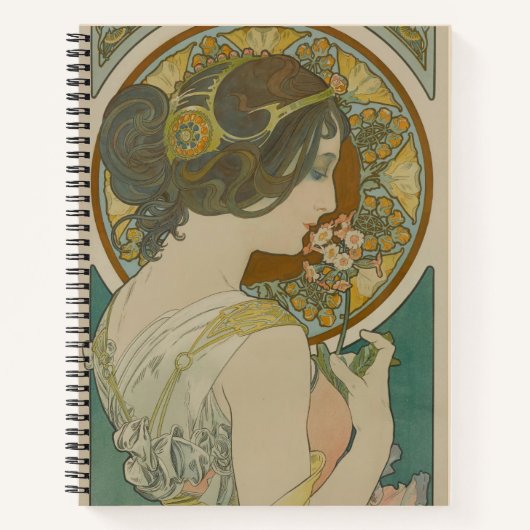 Carnet Primrose by Alphonse Mucha (1899) (Devant)