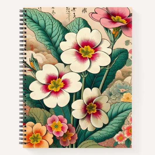 Carnet Primrose japonaise (Devant)
