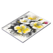 Carnet Primrose - Watercolor flowers (Côté gauche)