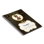 Carnet Prince Royal Black Gold Gift d'Afro-américain (Côté Droit)