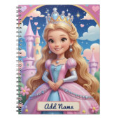Carnet Princess Castle - Nom modifiable (Devant)