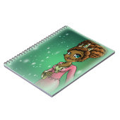 Carnet Princesse afro-américaine (Côté gauche)