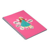 Carnet Princesse Big Soeur Cheveux Brown (Côté Droit)