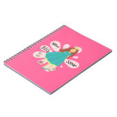 Carnet Princesse Big Soeur Cheveux Brown (Côté gauche)